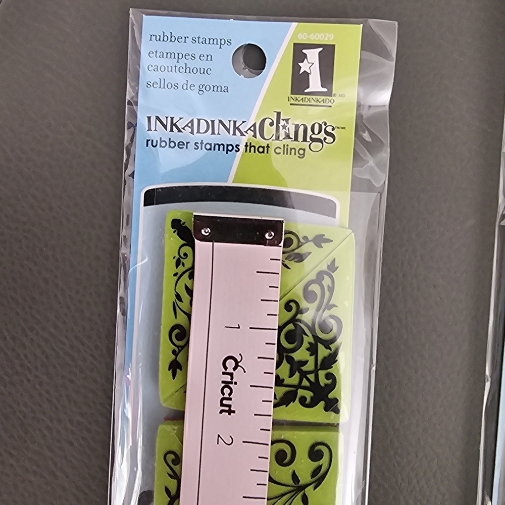 Inkadinkado Clings Rubber Stamps 3 Pack - Picture 4 of 12